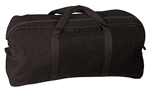 Rothco Canvas Tanker Style Tool Bag, Black