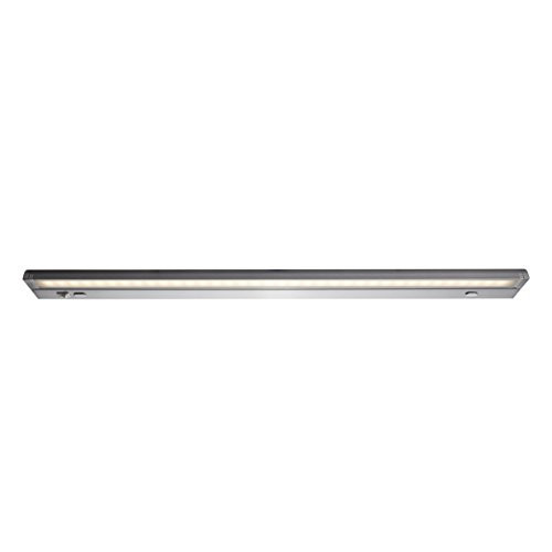 Bazz LUX40SV Swivel Integrated LED Under Cabinet Light, Linkable, Directional, Energy Star, Easy Installation, 23", Silver