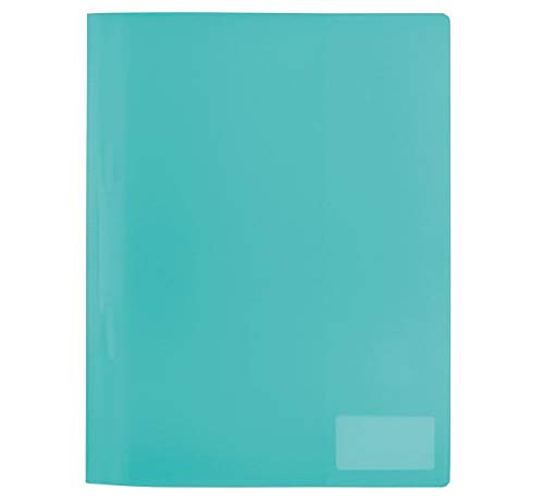Herma File Folder A4 Turquoise Translucent Polypropylene Pack of 3 -19497-