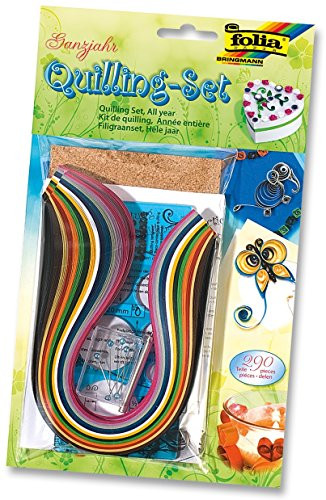 Efco 1614401 Quilling-Set All Year 290 Parts, Multi-Colour, 22 x 10 x 2 cm