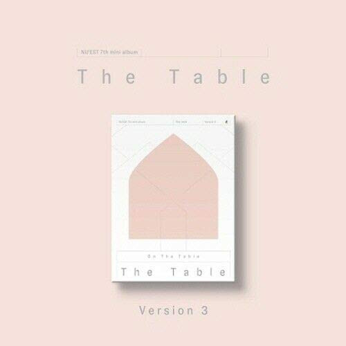 Nu'est 'The Table' 7th Mini Album Ver.3 CD plus1p Lyrics Poster/On plusPhotoBook plus2p PhotoCard plusMessage PhotoCard SET plusTracking Kpop Sealed