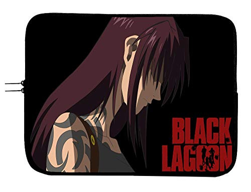 Anime Black Lagoon Laptop Sleeve Bag 15 Inch Notebook Case Mousepad Surface Stylish Anime Computer Bag Laptop Sleeve Tablet Laptop/Tablet Water Repellent Neoprene Cushioned Case
