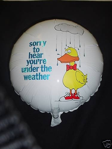 Wbt 18" Under The Weather Get Well Soon Foil Balloon- Bl222