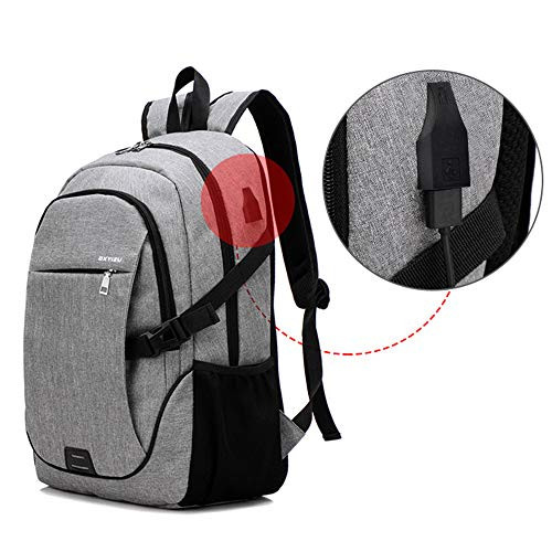 Laptop Backpack,Business Travel Anti Theft Slim Durable Laptops Backpack with USB Charging Port,Water Resistant College School Computer Bag for Women & Men Fits 15.6 Inch Laptop and Notebook