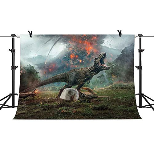 PHMOJEN Dinosaur Vinyl Photography Background 7x5ft 3D Photo Backdrop Children Kids Portrait Photo Studio Booth Props LXPH058