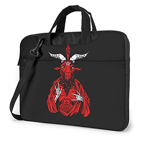 Blackcraft Antichrist Goat Satan Baphomet Devil Goth Laptop Bag Shoulder Bag