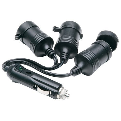 RoadPro 12V 3 Outlet Platinum Series Cigarette Lighter Adapter with Short Cord, Model: RPPSP-211, Car  and  Vehicle Accessories / Parts