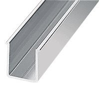 C.R. LAURENCE S1F720BAEXT CRL Brite Anodized 72" Snap-In Filler Insert for Shower Door Header