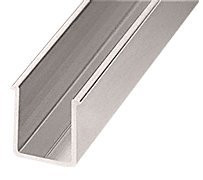 C.R. LAURENCE S1F720BNEXT CRL Brushed Nickel 72" Snap-In Filler Insert for Shower Door Header
