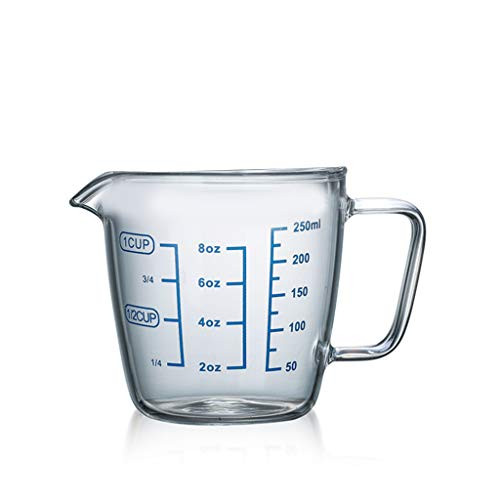 Heat Resistant Glass Measuring Cup Scale Marking Cup Microwave Measuring Cup