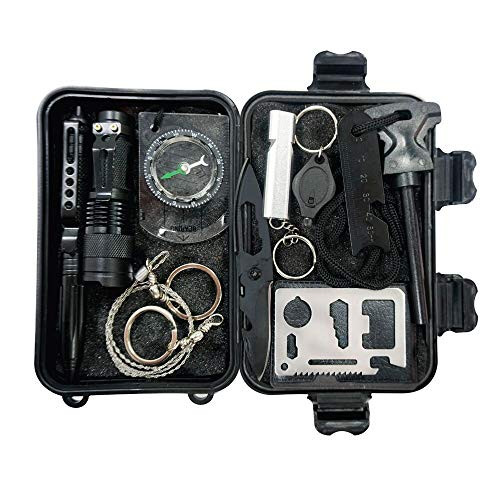 Survival Gear Kits 10 in 1- Compact Outdoor Portable EDC Emergency Survival Tool Set with Gift Box for Camping Hiking Hunting Climbing Travelling Wilderness Adventures?Unique Gifts for Men. Survival Gear Kits 10 in 1- Compact Outdoor Portable EDC Emergency Survival Tool Set with Gift Box for Camping Hiking Hunting Climbing Travelling Wilderness Adventures?Unique Gifts for Men.