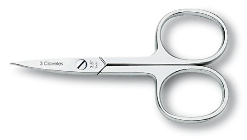 3 Claveles 12075 Scissors Nail File Straight 3.5 "