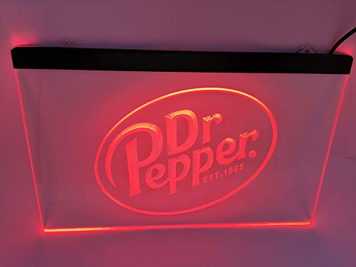 red dr pepper Bar Pub Led Light Sign
