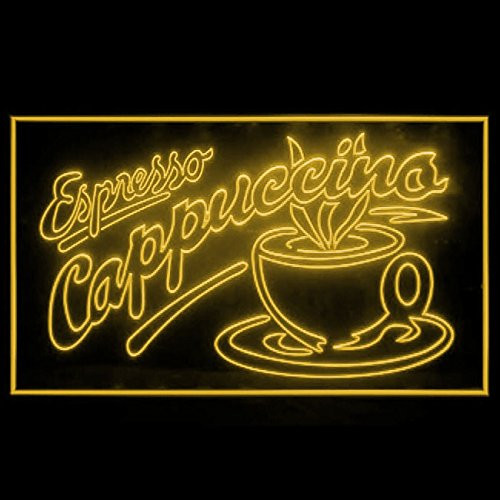 tigerneon 110083 Espresso Cappuccino Italian Coffee Cafe Display LED Light Sign
