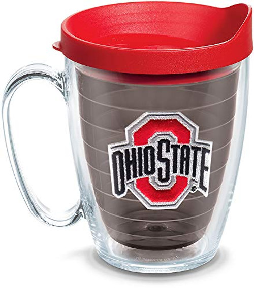 Tervis 1084240 Ohio State Buckeyes Logo Tumbler with Emblem and Red Lid 16oz Mug, Quartz Tervis 1084240 Ohio State Buckeyes Logo Tumbler with Emblem and Red Lid 16oz Mug, Quartz