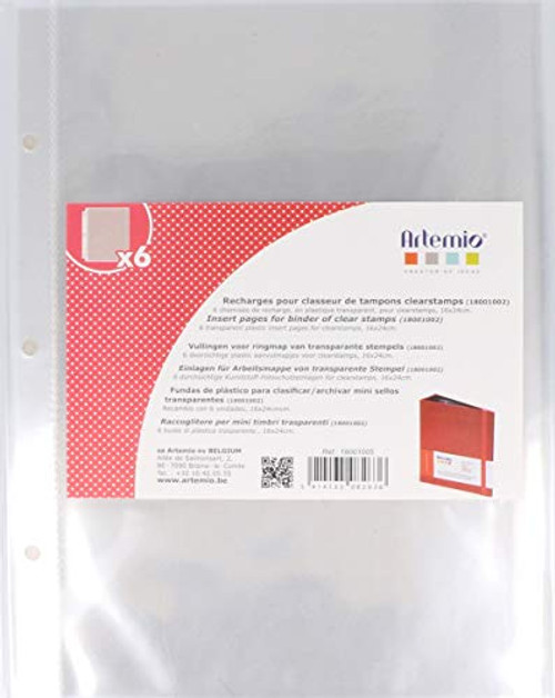 Artemio 18001005 6 File Folders for Clear Stamps Artemio 18001005 6 File Folders for Clear Stamps