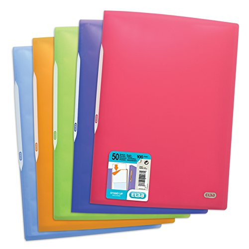 Elba Stand' Up Display 100 A4 Polypropylene Assorted Colours