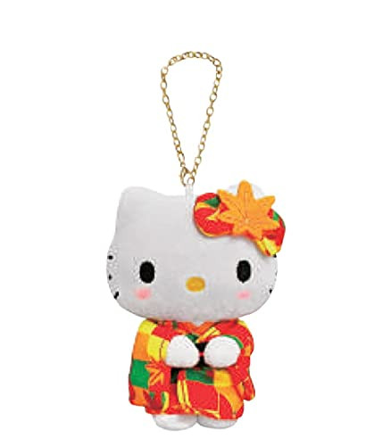 Hello Kitty Kimono Plush with Hanging Clip - Falling Leaves