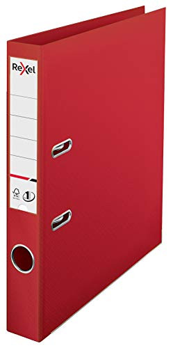 Rexel 2115527 A4 Polypropylene Lever Arch File - Red