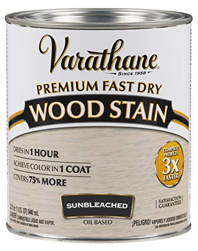 Varathane 262011 Premium Fast Dry Wood Stain, 32 oz, Sunbleached