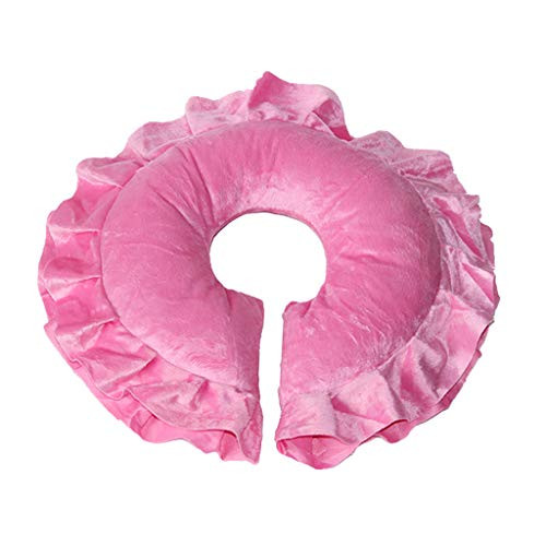 Bonarty Massage Face Cradle Cushion- Massage Table and Massage Chair Headrest Pillow With Washable Soft Cover - Pink Bonarty Massage Face Cradle Cushion- Massage Table and Massage Chair Headrest Pillow With Washable Soft Cover - Pink