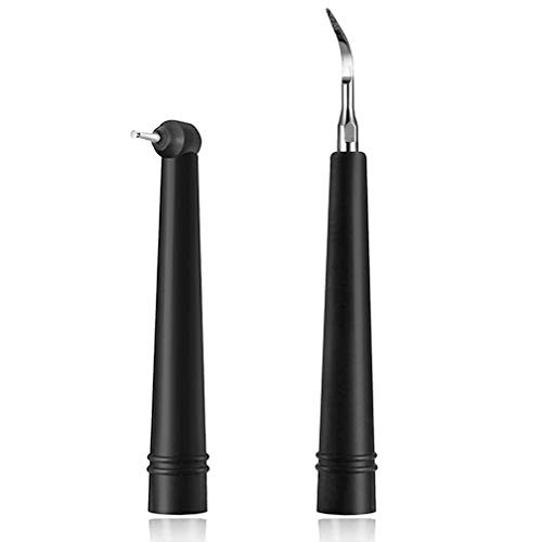YKASZM Electric Toothbrush Replacement Dental Calculus Remover, 2 Count -Black-