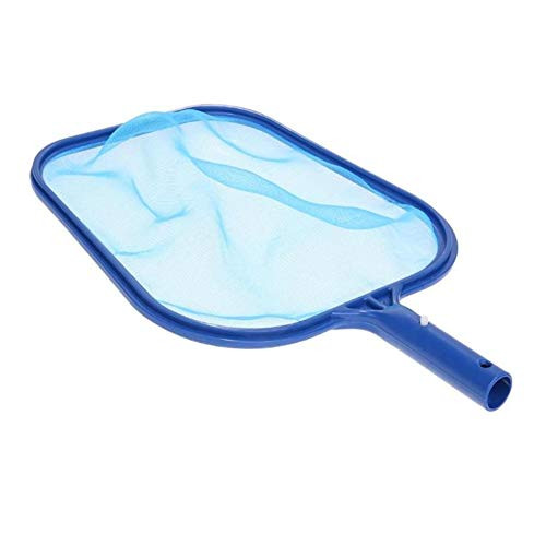 VISCO Swimming Pool Cleaner Supplies/Professional Heavy Duty Pool Leaf Rake Fine Mesh Frame Net/Swimming Pool Cleaning Leaf Skim Net -Blue-
