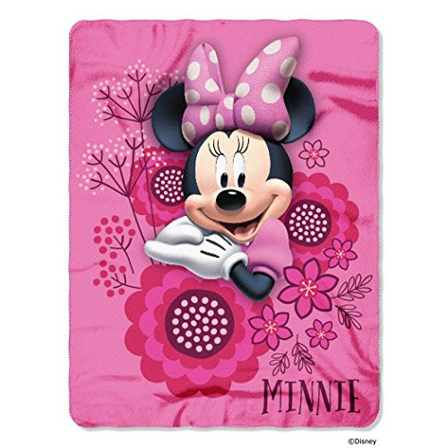 Disney's Minnie's Bowtique, "So Many Bows" Fleece Throw Blanket, 45" x 60", Multi Color