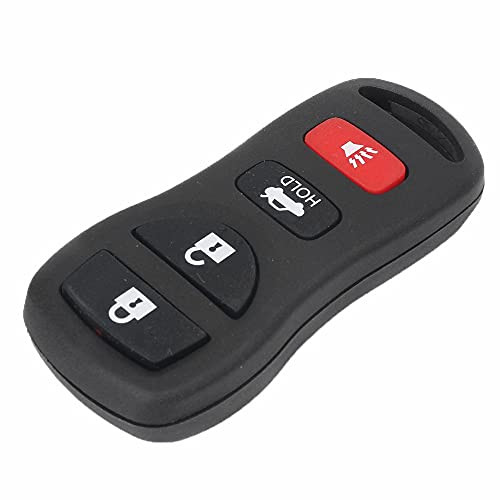 Yuejing 4 Button 2PCS Keyless Entry Remote Control Key Fob for Nissan for Infiniti, KBRASTU15