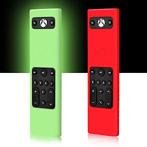 Silicone Protective Case for PDP 049-004-NA for PDP Gaming Remote Control Xbox Series X|S,Xbox One,Xbox,for PDP Remote Case for PDP Remote Cover,Shockproof PDP Xbox One Remote Back Cover -Glow Green-