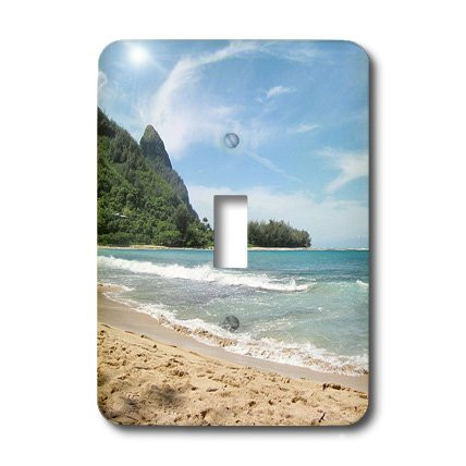 3dRose LLC lsp_22974_1 Hawaii Beach Ii Single Toggle Switch
