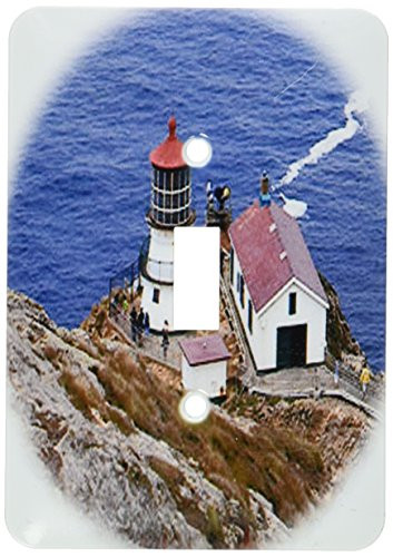 3dRose LLC lsp_21707_1 Point Reyes Lighthouse Single Toggle Switch