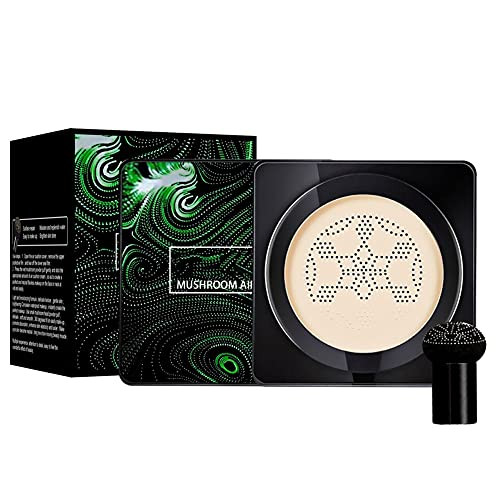 ROPALIA Mushroom Head Air Cushion BB Cream -Concealer Lasting Nude Makeup Moisturizing Pigment CC Liquid Foundation -Even Skin Tone Makeup Base Primer