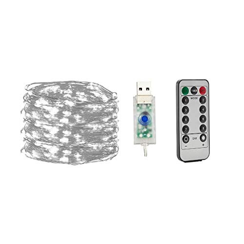 10m 100LED String Light Remote Control USB Copper Wire Christmas String Light