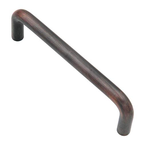 Warwick Contemporary Oil-Rubbed Bronze 3 1/2" Hole Center Solid Cabinet Wire Pull DH1031BZ