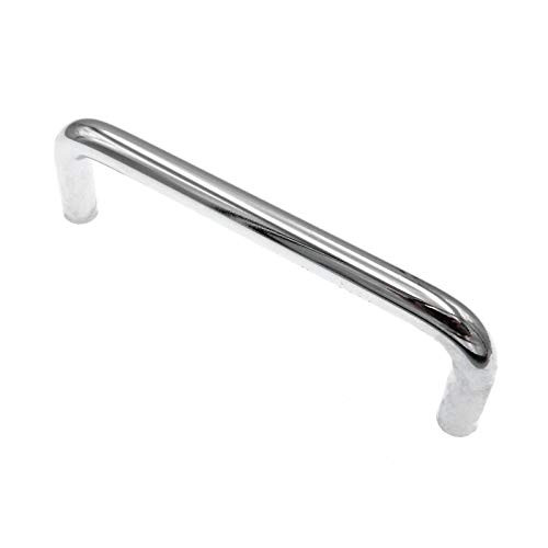 Warwick Contemporary Chrome 3 1/2" Hole Center Solid Arch Cabinet Wire Pull DH1031CH