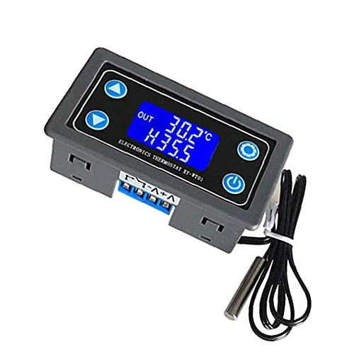 Muzrunq-Temperature Controller Digital Temperature Controller Thermostat Switch XY-WT01 High Precision LCD Display Cooling Heating Control Board
