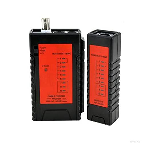 Ginorgee Network  and  Cable Testers - NOYAFA NF-468B RJ45 RJ11 BNC LAN Wire Tester Detector Remote Test Professional Networking Tool
