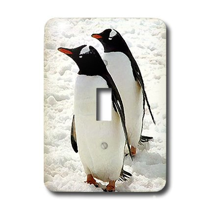 3dRose lsp_4182_1 Penguins Single Toggle Switch