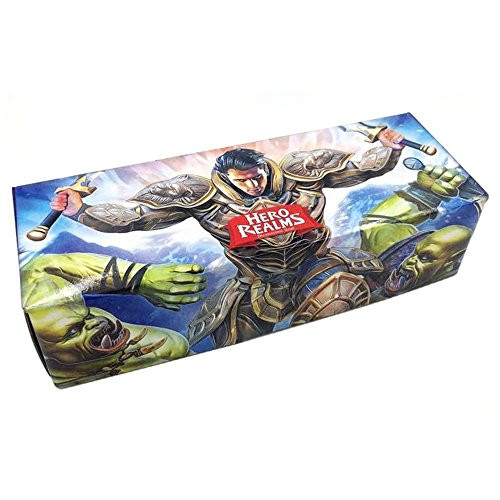 Hero Realms Cardbox Deckbox Includes 240 sleeves, 4 dividers, and 1 Captain Koska Promo Card