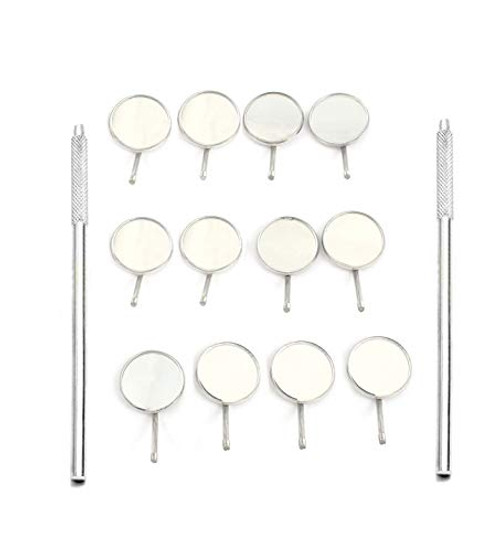 OdontoMed2011 12 X DENTAL MOUTH MIRROR HEADS CONE SOCKET 5 PLAIN,PREMIUM QUALITY plus 2 FREE HANDLE ODM OdontoMed2011 12 X DENTAL MOUTH MIRROR HEADS CONE SOCKET 5 PLAIN,PREMIUM QUALITY plus 2 FREE HANDLE ODM