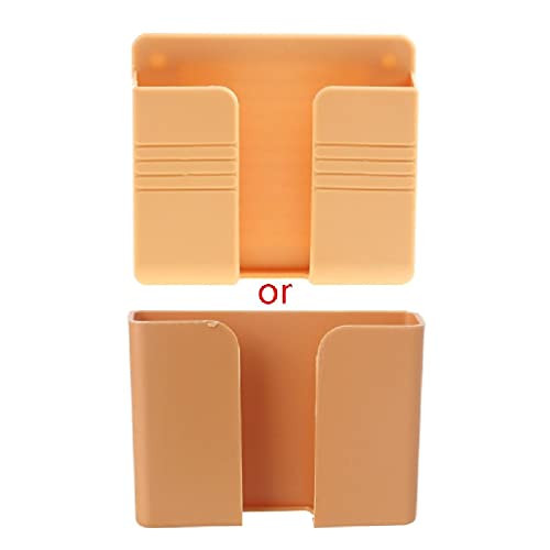 ousifanersty Wall Mounted Organizer Storage Box Remote Control Mounted Mobile Phone Plug Multifunction Shelf Hanging Stand Bracket