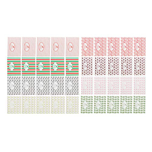 TOYANDONA 40pcs Christmas Greeting Cards Holiday Message Cards Xmas Postcard Xmas Boxed Cards Colorful Pattern Cards For Christmas Holiday Supplies