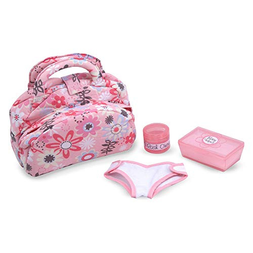 Melissa and Doug 96030 Mine to Love Doll Diaper Changing Set With Accessories, Frustration-Free Packaging, Multicolor Melissa and Doug 96030 Mine to Love Doll Diaper Changing Set With Accessories, Frustration-Free Packaging, Multicolor