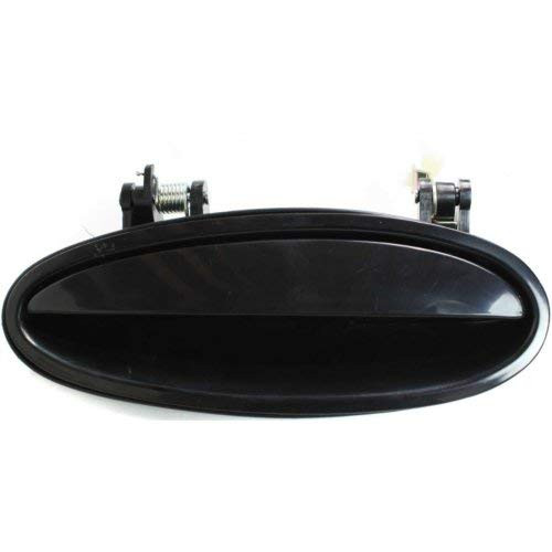Evan-Fischer Exterior Door Handle compatible with GRAND PRIX 97-08 Rear LH Outside Smooth Black