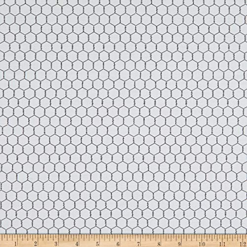 Andover Coop Chicken Wire Fabric, White