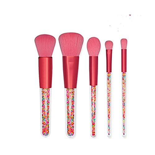 Makeup Brush Beauty tools 5 transparent Makeup Brush Set Granular Crystal Handle Makeup Brush