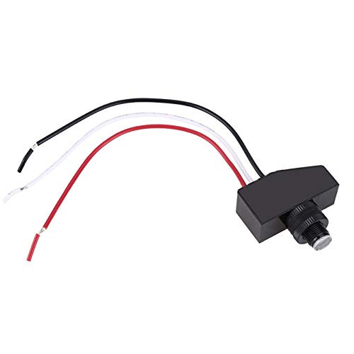 GLOGLOW 12V 24V 36V 48V NK-BB/F50 8-50VDC Mini Light Switching Sensor Remote Photocell Dusk to Till Dawn