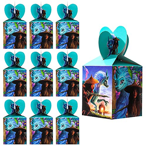 Raya and The Last Dragon Candy Gift Boxes,Children's Birthday Party Snack Boxes?Raya Themed Party Supplies Decorations