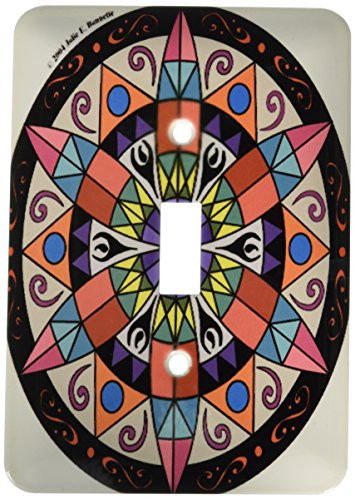 3dRose LLC lsp_23186_1 Hex Sign 1 Pennsylvania Dutch Luck Protection Symbol Single Toggle Switch